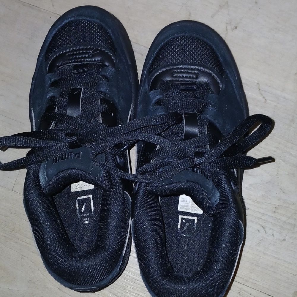 Puma Kids Black Sneakers
